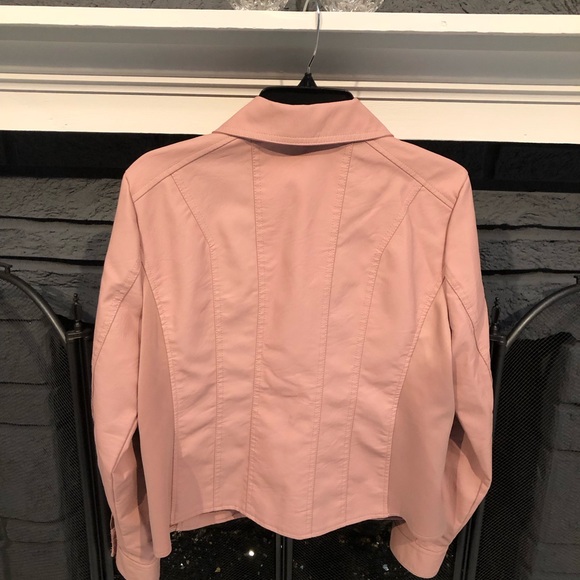 Baccini Lined Leather-like Jacket - Picture 3 of 6